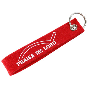 Schlüsselanhänger Praise the lord aus Filz