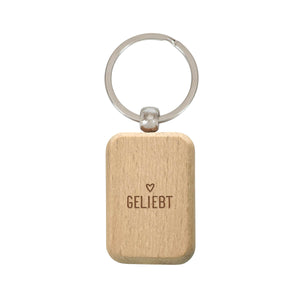 Schlüsselanhänger "Geliebt" 4,5cm