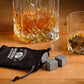 Kühlsteine für Drinks | Eiswürfel Steine 6Stk aus Basalt in dekorativer Holzbox 40590