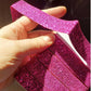 Glitzerband pink 2m