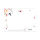 Postkarte Vintage Geliebt mit Rosenmotiv in Pastellfarben