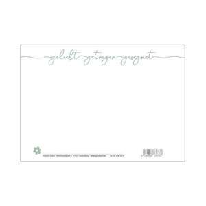 Postkarte geliebt-getragen-gesegnet