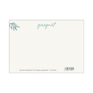 Postkarte gesegnet