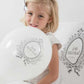 Just Married Luftballons 23 cm 8er
