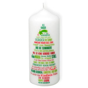 Kerze "Weihnachtsgeschichte" 12cm