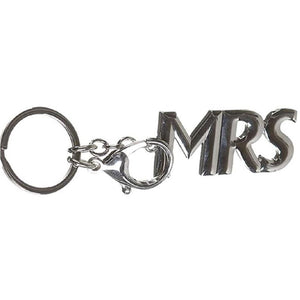 Schlüsselanhänger MRS 13cm silberfarben