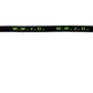 Gewebtes Armband schwarz W.W.J.D. neonfarben