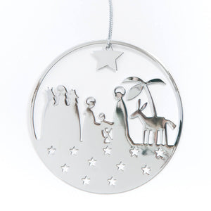 Anhänger Krippe silber