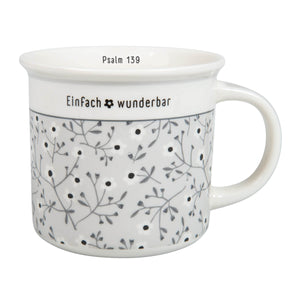 Tasse mit Metalldose "Einfach wunderbar"