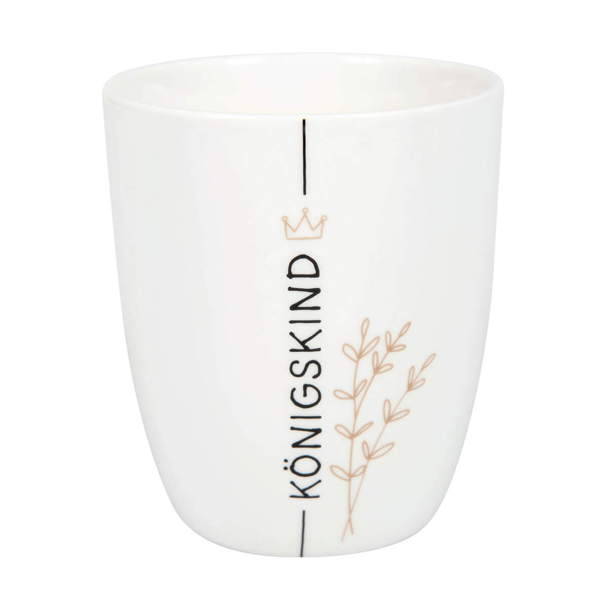 moderne Tasse Königskind in Geschenkbox