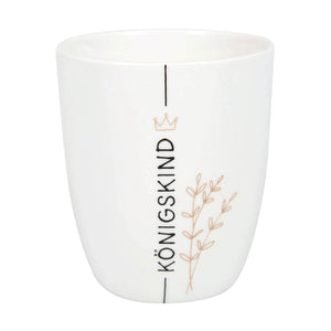 moderne Tasse Königskind in Geschenkbox
