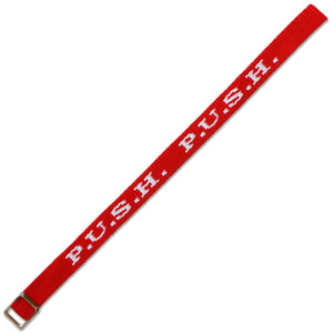 Gewebtes Armband P.U.S.H.  | Pray until something happens