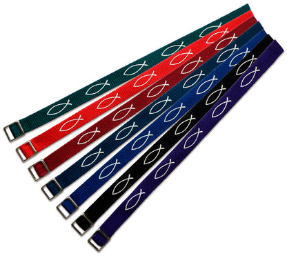 Gewebtes Armband "Fische"
