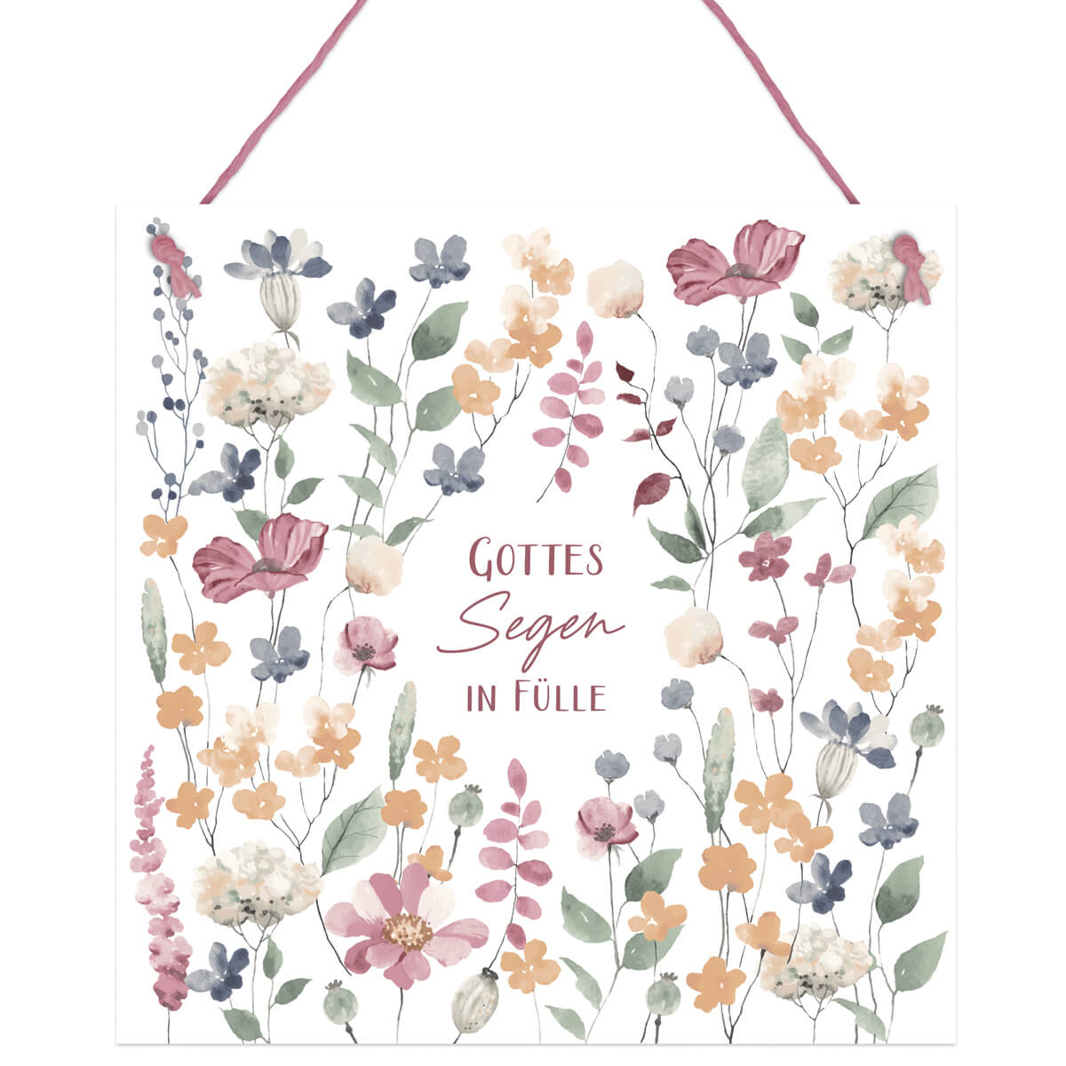 Deko-Schild "Gottes Segen in Fülle"