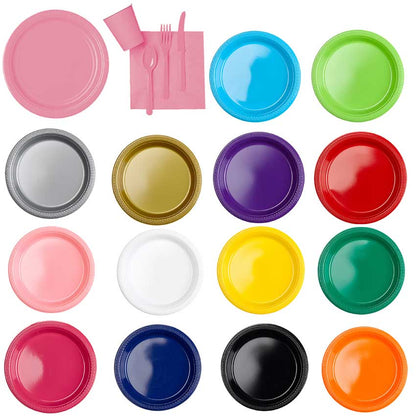 Uni Einweg Papier Teller 22,8 cm 8er-Set