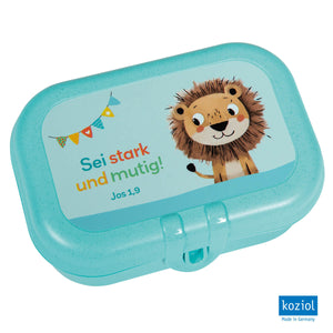 Lunchbox Löwe "Sei stark und mutig"