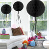 Honigwaben Ball 30cm Wabenball - Schwarz