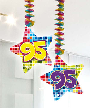 Rotorspiralen 2er Set, Birthday Blocks Zahl 95