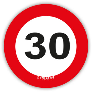 Konfetti XL Verkehrsschild 48Stk.