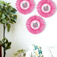 Fan Decoration It´s a Girl Geburt Mädchen 3er-Set rosa 30cm