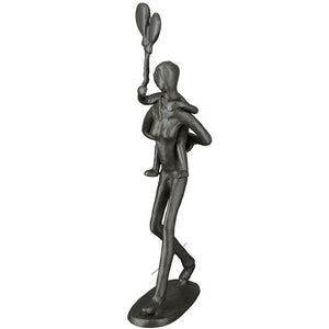 Skulptur Mutter mit Kind "Huckepack"