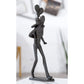 Skulptur Mutter mit Kind "Huckepack"