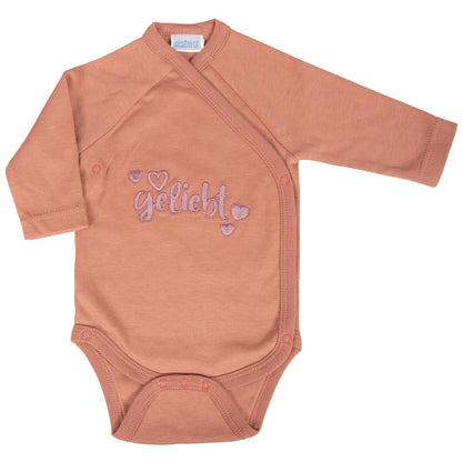 Baby Body "geliebt" altrosa
