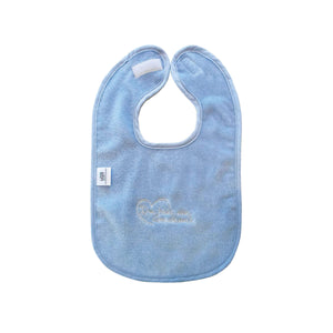 Baby-Lätzchen "Du bist ein Geschenk" hellblau