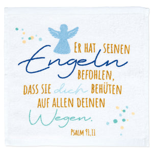Gepresstes Handtuch "Engel" | Psalm 91