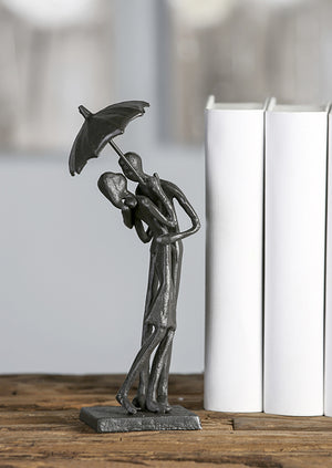 Design Skulptur "Umbrella" brüniert 18 cm