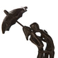 Design Skulptur "Umbrella" brüniert 18 cm