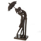 Design Skulptur "Umbrella" brüniert 18 cm