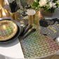 Servietten Happy Birhtday schwarz mit metallic Druck gold