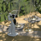 Figur Tanzendes Ehepaar schwarz/weiß