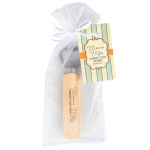 Meine Hilfe kommt vom Herrn Flaschenöffner mit Holzgriff 14cm im Geschenkbeutel