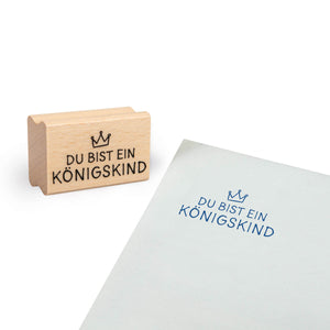 Stempel Königskind 4cm