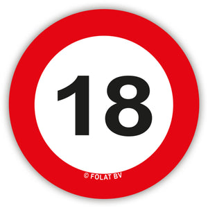 Konfetti XL Verkehrsschild 48Stk.