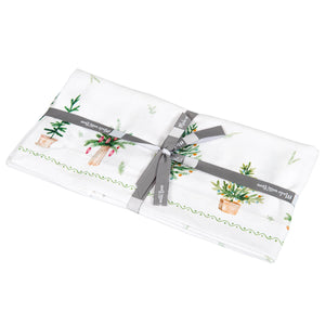 Tischläufer weihnachtliche Tannenbäume 45 x 150 cm