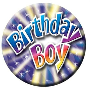 Riesen-Button 16cm Birthday Boy