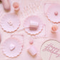 Geburtstagskerzen Happy Birthday für Kuchen in rosa