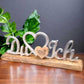 Schriftzug "Du und Ich" 38cm personalisiertes Geschenk