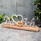 Schriftzug "Du und Ich" 38cm personalisiertes Geschenk