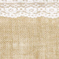 Tischläufer Jute 28cm x 2,75m mit Spitze am Rand