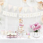Banner Schriftzug "Just Married" golden