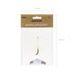 Banner Schriftzug "Just Married" golden