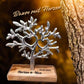 Baum mit Herzen 15x20 cm personalisiertes Geschenk