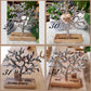 Baum mit Herzen 15x20x5 cm Aufsteller mit Gravur 