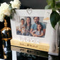 Bilderrahmen "Liebe" 19x18x3 cm personalisiertes Geschenk