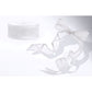 Chiffon Band mit Satinrand 25mm x 25m weiß