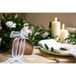 Chiffon Band mit Satinrand 25mm x 25m weiß